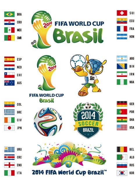 2014 brazil world cup vector set free vector graphics all free web resources for designer