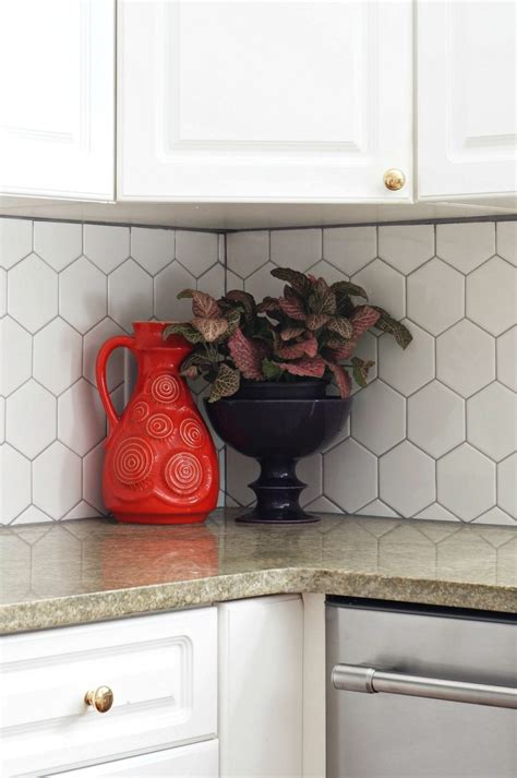 Hexagon Tile Backsplash
