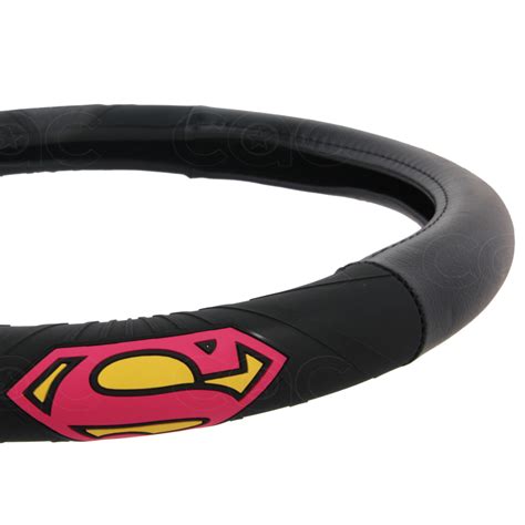 Warner Brothers Red Superman Design Steering Wheel Cover Ebay