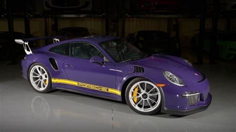 2016 Porsche 911 Gt3 Rs Is A Purple Blur On The Track