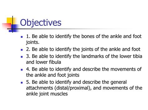 Ppt Ankle And Foot Joint Powerpoint Presentation Free Download Id