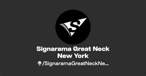 Signarama Great Neck New York Instagram Facebook Tiktok Linktree