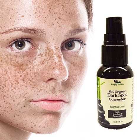 Organic Dark Spot Corrector For Age Spots Hyperpigmentation Skin
