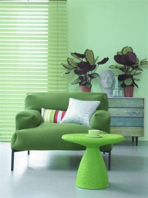 Fresh Green Interior Design Decor Blazzing House