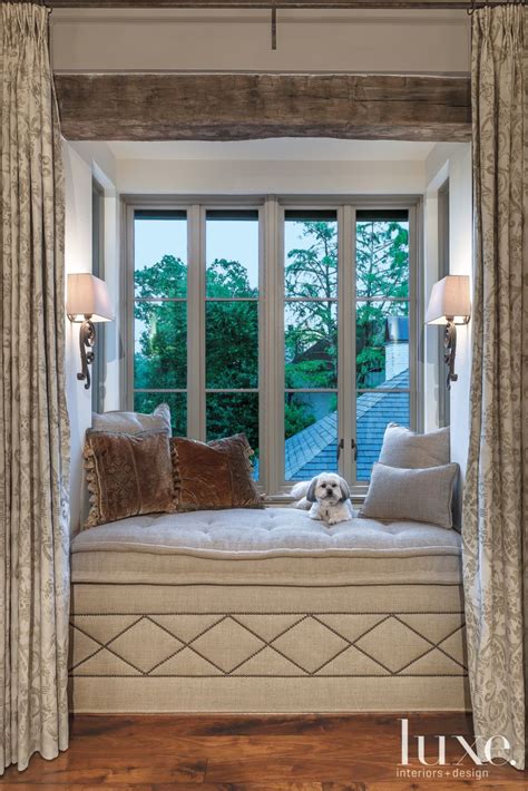 Traditional Master Bedroom Window Seat Luxe Interiors Design
