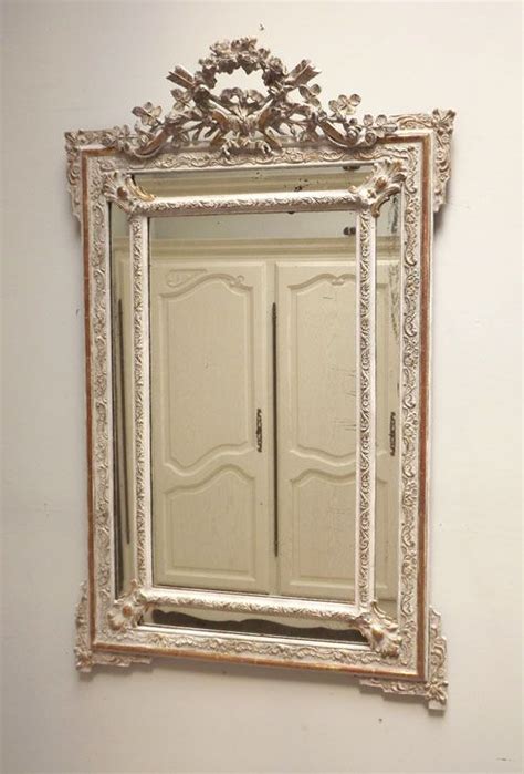 You can then paint the frame with two even coats of high gloss paint. french antique crested mirror | French antiques, Mirror ...