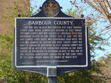 Historic Marker Barbour County Clayton Al Lamar Flickr