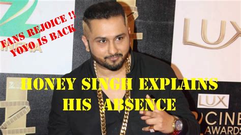 Yo Yo Honey Singh Back Speaks On Shah Rukh Khan And Zorawar Youtube