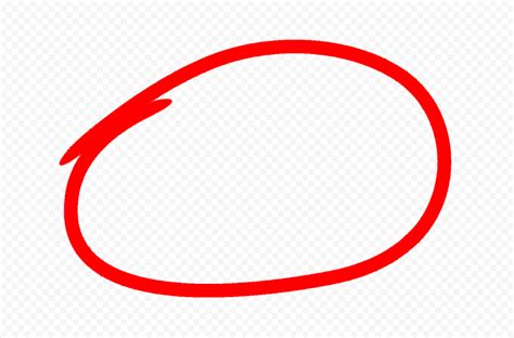 Marker Sketch Red Circle Hd Png Citypng