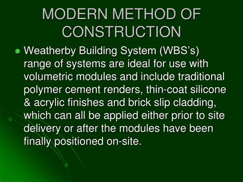 Ppt 151 Modern Method Of Construction Part 1 Powerpoint