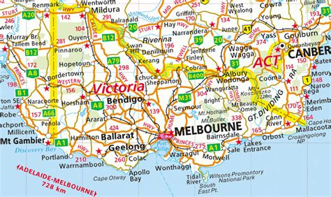 Map Of Victoria Location And Maps Travel Victoria Accommodation And Visitor Guide