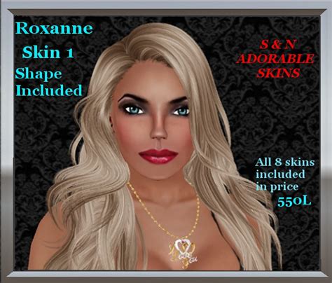 Second Life Marketplace Adorable Skins Roxanne Skins R16 Complete
