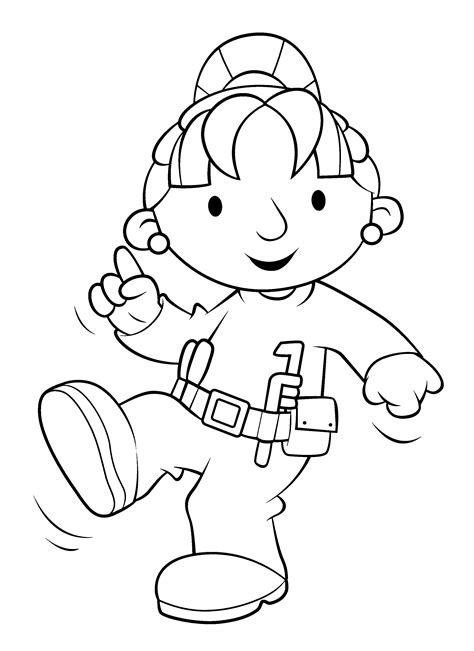 Coloring Page Bob The Builder Coloring Pages 39