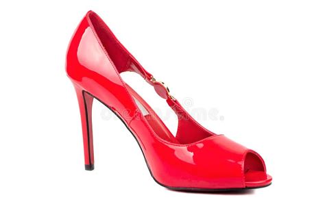 Womens Red Shoes Stock Image Image Of Leather Glamour 108113807