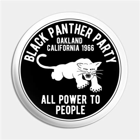 Oakland California 1966 Black Panther Party Black Panther Party Pin