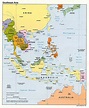Detailed political map of Southeast Asia – 1992 | Vidiani.com | Maps of ...
