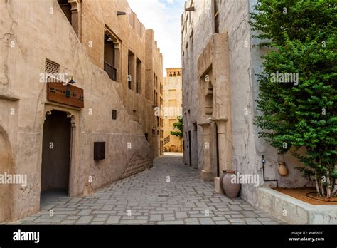 Dubai Uae December 1 2018 Al Fahidi Historical Neighbourhood Also