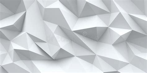 White Background Abstract Triangle Texture Stock Illustration