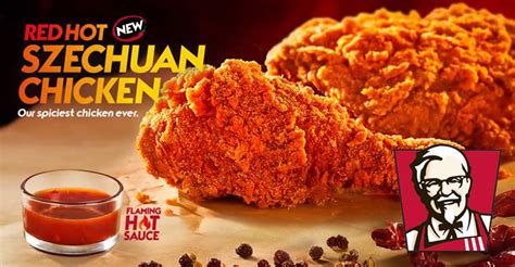 Kfc Launches Their Spiciest Chicken Ever Red Hot Szechuan Chicken From 15 Nov 2017