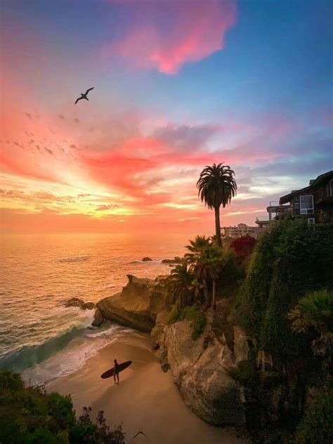 Laguna Beach Sunset Photo Credit Michael Teague In Facebook Mhic My