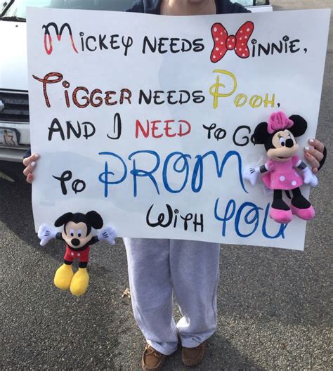 My Disney Promposal Poster Disney Prom Prom Posters Cute Prom Proposals