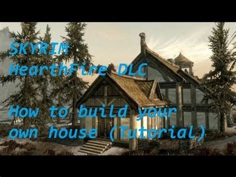 For each you need to do a few things first before getting access to them. Skyrim Dlc HearthFire| How To Start Building A House (Tutorial) - YouTube