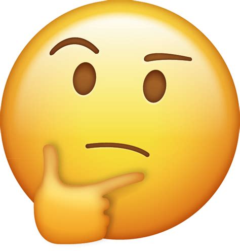 Download Thinking Emoji Free Download Ios Emojis Icon
