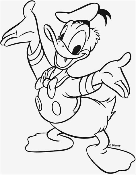 Donald Duck Coloring Pages Printable