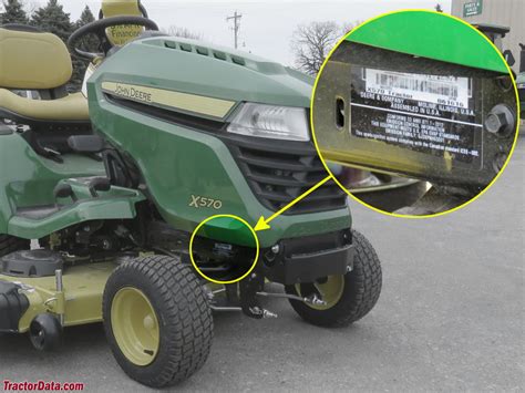 John Deere X570 Tractor Information