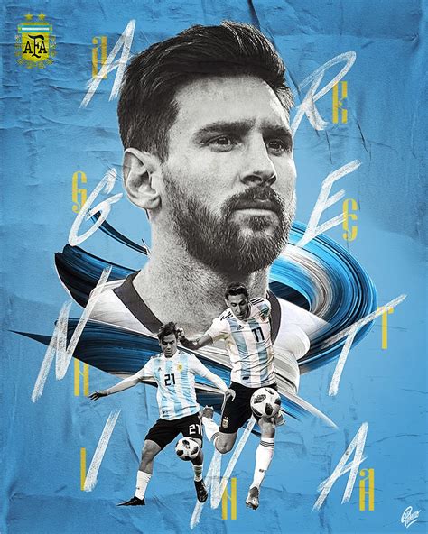 world cup 2018 argentina lionel messi wallpapers sport poster design world cup