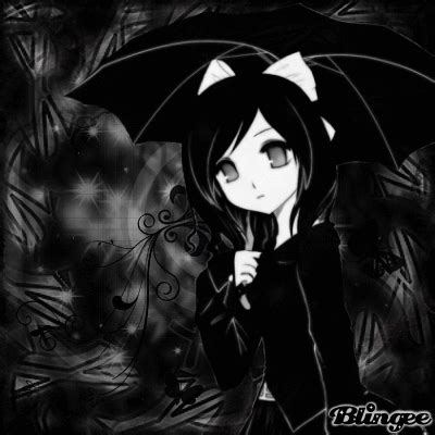 Lists of backgrounds, badges, emoticons, guides and much more! very dark anime girl Picture #127266454 | Blingee.com