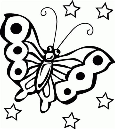 Gambar Free Printable Butterfly Coloring Pages Kids Toddlers Di Rebanas