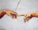 The Creation of Adam (Detail) by Michelangelo - Art Print / Poster ...