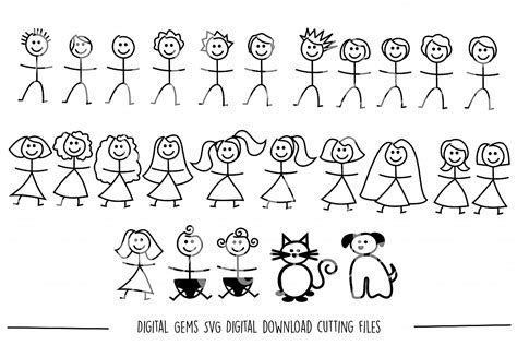 You can copy, modify, distribute and perform the work, even for commercial purposes, all without asking permission. Stick figure people SVG / DXF / EPS / PNG files
