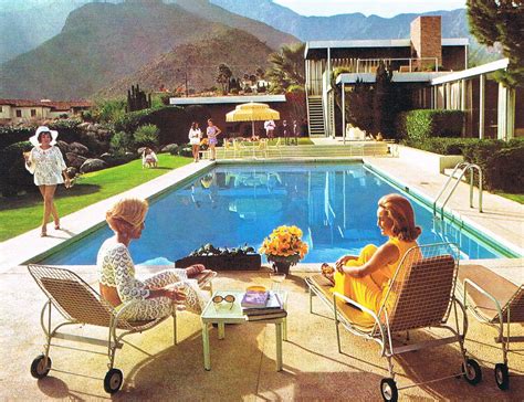 Hotel in slim river with free parking. Palm Springs style, 50's | Slim aarons, Palm springs style ...