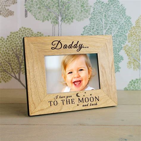 Personalised I Love You To The Moon And Back Photo Frame Mothers Day