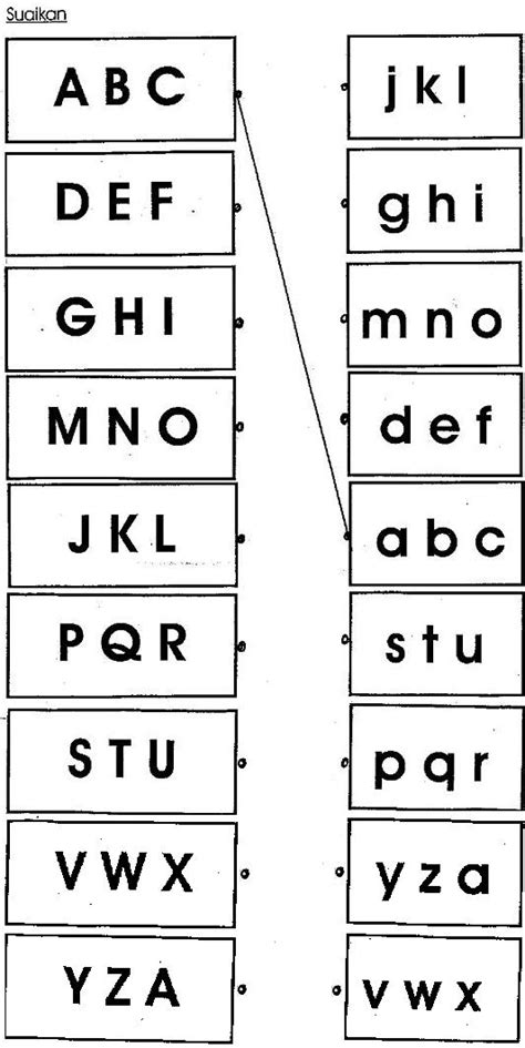 Bahasa Malaysia Prasekolah Latihan Huruf