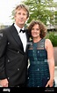 Edwin van der Sar and his partner Annemarie van Kesteren during the ...