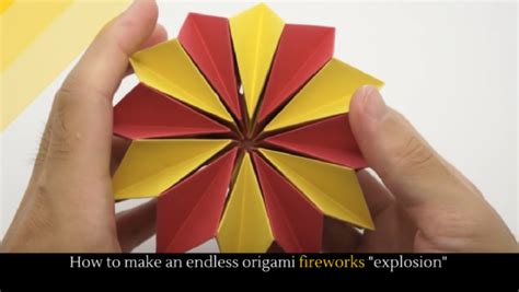 How To Make An Endless Origami Fireworks Explosion Alltop Viral