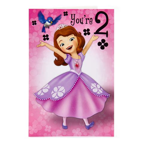 Buy Sofia The First 2nd Birthday Card For Gbp 099 Card Factory Uk