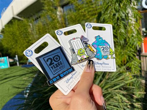 Photos Limited Edition Pins With Roz Mike And Sully Celebrate 20th