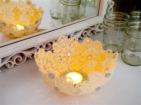 Diy Lace Candle Holder Ehow