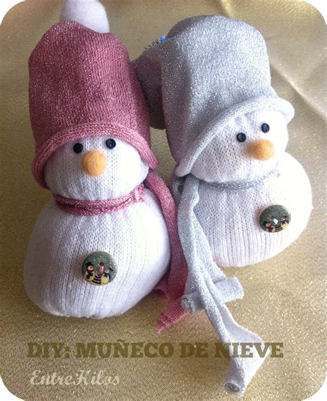 Diy Cómo Hacer Un Muñeco De Nieve Con Un Calcetín Manualidades