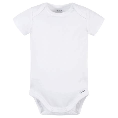 5 Pack Baby White Onesies Brand Premium Bodysuits Gerber Childrenswear
