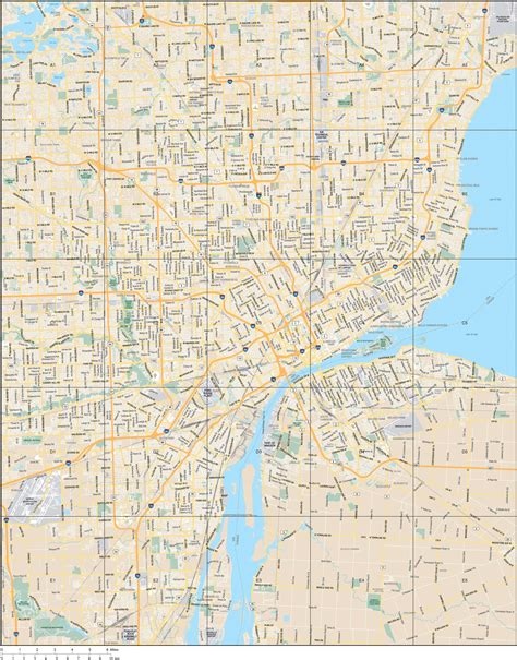 Metro Detroit Map Photos