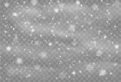 Falling Snow Overlay Background Snowfall Winter Christmas Background