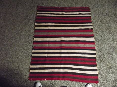 Native American Indian Striped Blanket Antiques Board