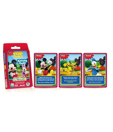 Our goal is to make great versions of the. Top Trumps Mickey Mouse Club House Card Game - Buy Top Trumps Mickey Mouse Club House Card Game ...