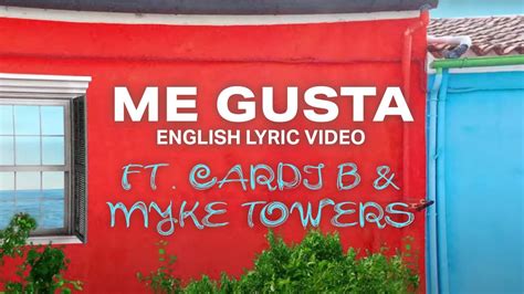 Anitta Me Gusta Feat Cardi B And Myke Towers Official Lyric Video