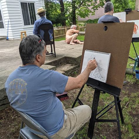 Outdoor Drawing Session Open Figure Drawing